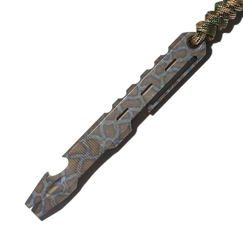 DICORIA Crowbar titanium anodic oxidation Staple EDC tool